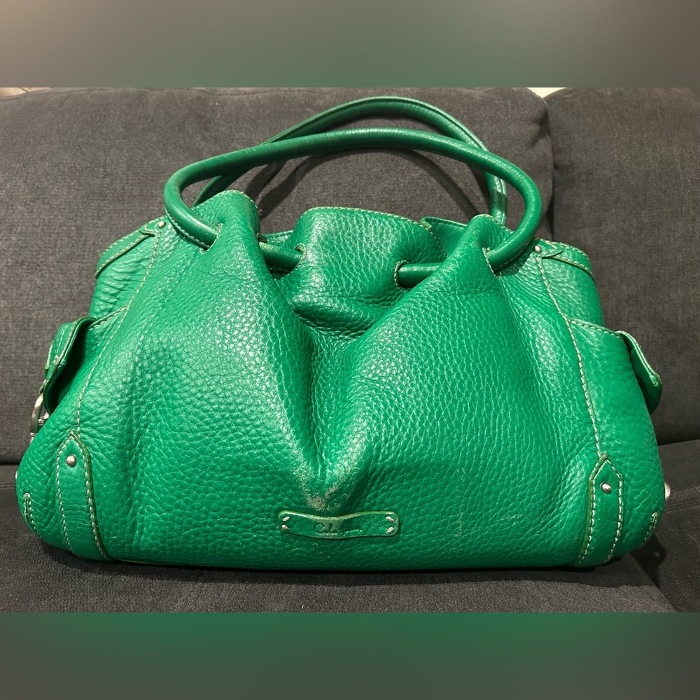 Leather hobo bag